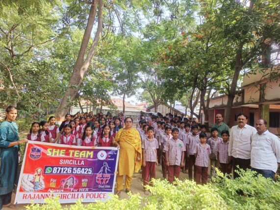 విద్యార్థినిల భద్రతపై విద్యసంస్థలలో ప్రత్యేక అవగాహన కార్యక్రమాలు:జిల్లా షీ టీమ్.