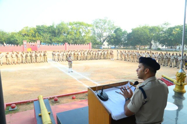 హోం గార్డ్ ఆఫీసర్స్ సంక్షేమానికి ఎల్లప్పుడూ కృషి జిల్లా ఎస్పి శరత్ చంద్ర పవార్ ఐపిఎస్