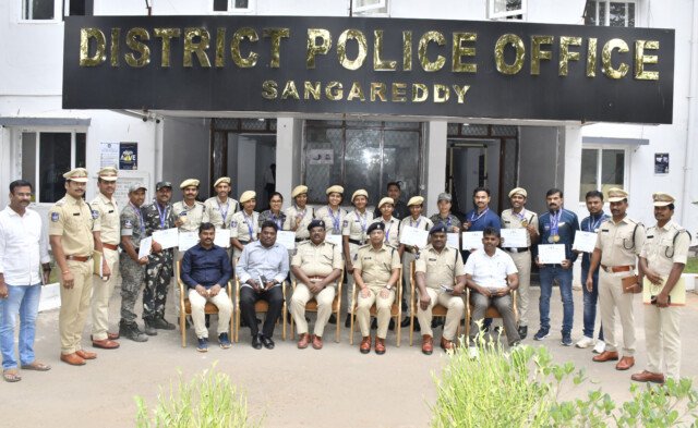 తెలంగాణ రాష్ట్ర 4వ పోలీస్ స్పోర్ట్స్ మీట్‌లో సంగారెడ్డి జిల్లా సత్తా