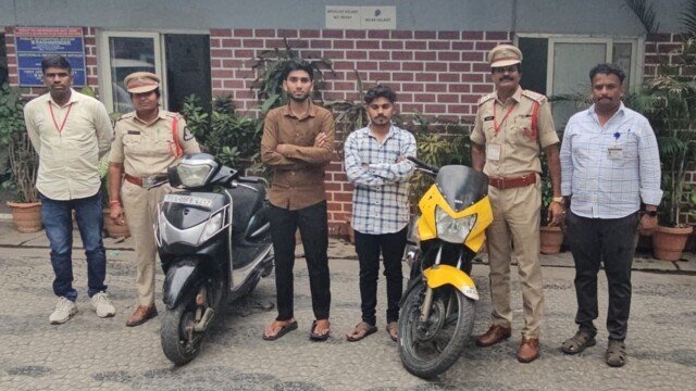 హైదరాబాద్‌లో బైక్ స్టంట్లతో భయాందోళన సృష్టించిన ఇద్దరు యువకుల అరెస్ట్