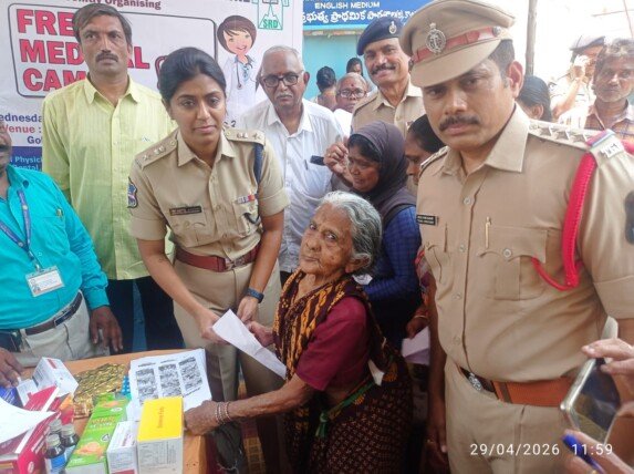 అంబర్‌పేట్‌లో ఉచిత వైద్య శిబిరం, సికిందరాబాద్ జోన్ డిసిపి రక్షిత కృష్ణమూర్తి ప్రారంభం
