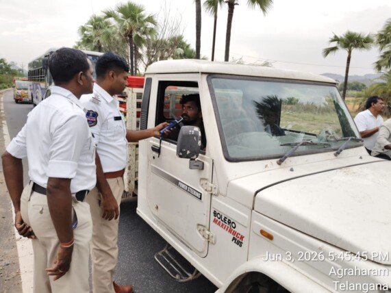 డ్రంక్ అండ్ డ్రైవ్, నంబర్ ప్లేట్ ఉల్లంఘనలపై పోలీసుల ప్రత్యేక డ్రైవ్