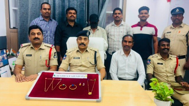 ప్రైవేట్ ట్రావెల్స్ బస్సులో 62 గ్రాముల బంగారం చోరీ.. కేసు ఛేదించిన ఖైరతాబాద్ పోలీసులు