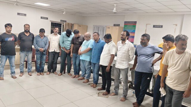 ఐ.ఎస్. సదన్‌లో అక్రమ జూద కేంద్రంపై టాస్క్ ఫోర్స్ దాడి